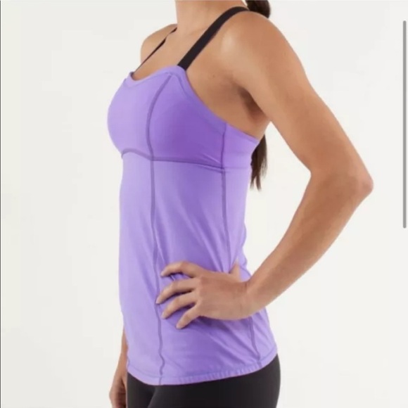 Lululemon Run Catch Me Tank built in bra Womens size 4 - Picture 2 of 3